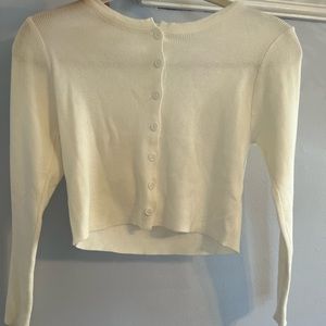 Cute and trendy white tennis jacket🤍